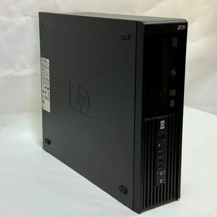 Комплект ПК: HP Z200 Workstation SFF / Intel Core i5-660 (2 (4) ядра по 3.3 - 3.6 GHz) / 12 GB DDR3 / 120 GB SSD + 500 GB HDD / Intel HD Graphics / DVD-ROM + Монітор Б-клас HP S2031a / 20" (1600x900) TN + Клавіатура, мишка, кабелі б/в - зображення 4