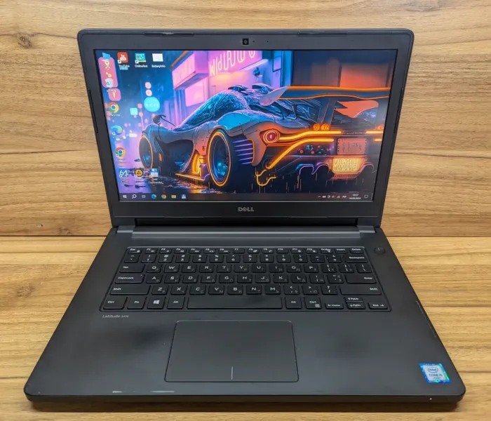 Ноутбук Dell Latitude 3470 / 14" (1920x1080) IPS / Intel Core i5-6200U (2 (4) ядра по 2.3 - 2.8 GHz) / 8 GB DDR3 / 256 GB SSD / Intel HD Graphics 520 / WebCam / Windows 10 б/в - зображення 2