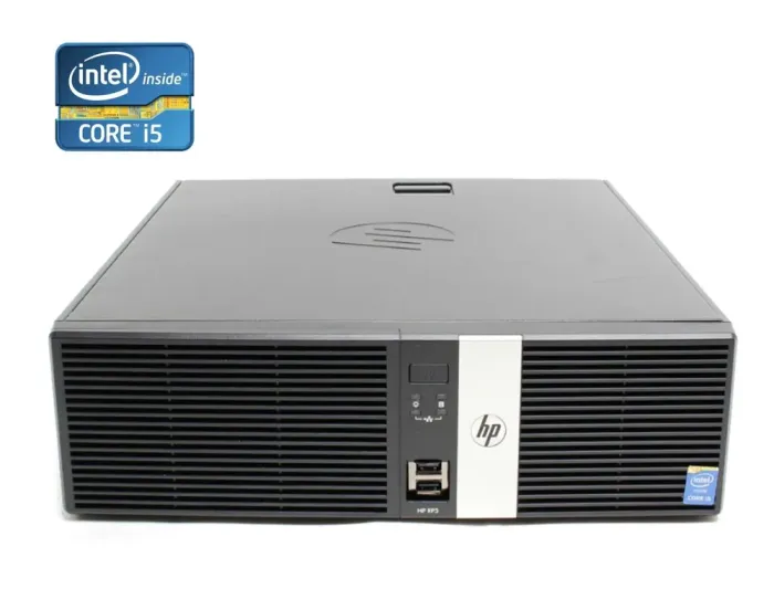 ПК Б-клас HP RP5 Retail System 5810 SFF / Intel Core i5-4690 (4 ядра по 3.5 - 3.9 GHz) / 16 GB DDR3 / 120 GB SSD / Intel HD Graphics 4400 б/в - зображення 1