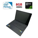 Ноутбук Lenovo B50-10 / 15.6" (1366x768) TN / Intel Pentium N3540 (4 ядра по 2.16 - 2.66 GHz) / 8 GB DDR3 / 500 GB HDD / nVidia Geforce 820M, 1 GB DDR3, 64-bit / WebCam б/в