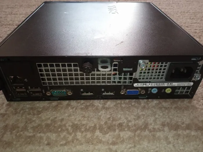 Неттоп Б-клас Dell OptiPlex 7010 USFF / Intel Core i3-3240 (2 (4) ядра по 3.4 GHz) / 4 GB DDR3 / 120 GB SSD / Intel HD Graphics 2500 / DVD-RW б/в - зображення 3