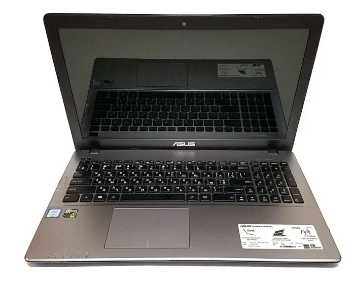 Ігровий ноутбук Б-клас Asus X550VX / 15.6" (1366x768) TN / Intel Core i7-7700HQ (4 (8) ядра по 2.8 - 3.8 GHz) / 16 GB DDR4 / 256 GB SSD M.2 / nVidia GeForce GTX 950M, 2 GB GDDR5, 128-bit / WebCam / HDMI / Win 10 Home б/в - зображення 2