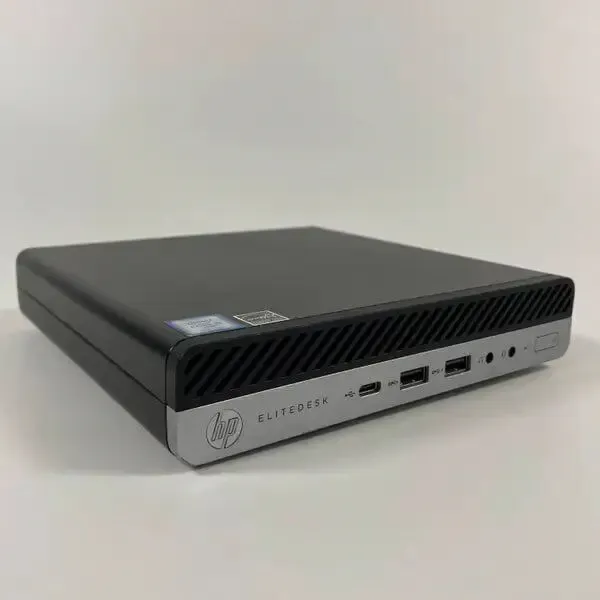 Комп'ютер Б-клас HP EliteDesk 800 G4 DM / Intel Core i5-8600 (6 ядер по 3.1 - 4.3 GHz) / 16 GB DDR4 / 256 GB SSD / Intel UHD Graphics 630 / Wi-Fi б/в - зображення 5