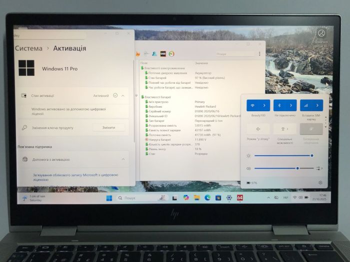 Ультрабук-трансформер Б-клас HP EliteBook x360 830 G7 / 13.3" (1920x1080) IPS Touch / Intel Core i5-10310U (4 (8) ядра по 1.7 - 4.4 GHz) / 16 GB DDR4 / 256 GB SSD / Intel UHD Graphics / WebCam / Win 11 Pro б/в - зображення 11