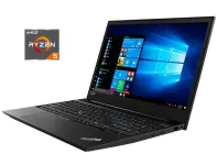 Ноутбук Б-клас Lenovo ThinkPad E585 / 15.6" (1920x1080) IPS / AMD Ryzen 5 2500U (4 (8) ядра по 2.0 - 3.6 GHz) / 8 GB DDR4 / 256 GB SSD NVMe / AMD Radeon Vega 8 Graphics / WebCam б/в