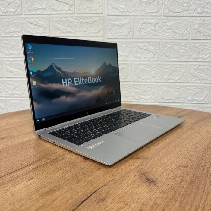 Ультрабук-трансформер Б-клас HP EliteBook x360 1040 G5 / 14" (1920x1080) IPS Touch / Intel Core i7-8650U (4 (8) ядра по 1.9 - 4.2 GHz) / 16 GB DDR4 / 256 GB SSD NVMe / Intel UHD Graphics 620 / WebCam б/в - зображення 4