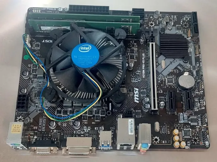 Комплект: Материнська плата MSI H310M Pro-VD Plus / s1151 / Intel Core i3-8100 (4 ядра по 3,6 ГГц) / 8 ГБ DDR4 + Кулер б/в - изображение 10