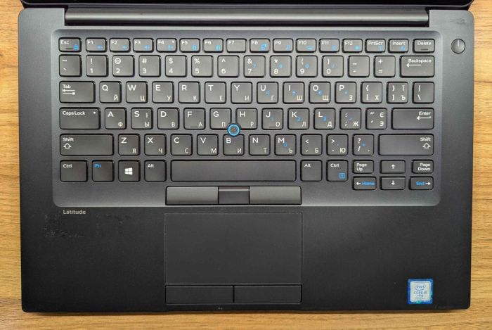 Ультрабук Dell Latitude 7480 / 14" (1920x1080) IPS Touch / Intel Core i5-7300U (2 (4) ядра по 2.6 - 3.5 GHz) / 8 GB DDR4 / 256 GB SSD / Intel HD Graphics 620 / WebCam / HDMI / Windows 10 б/в - зображення 3