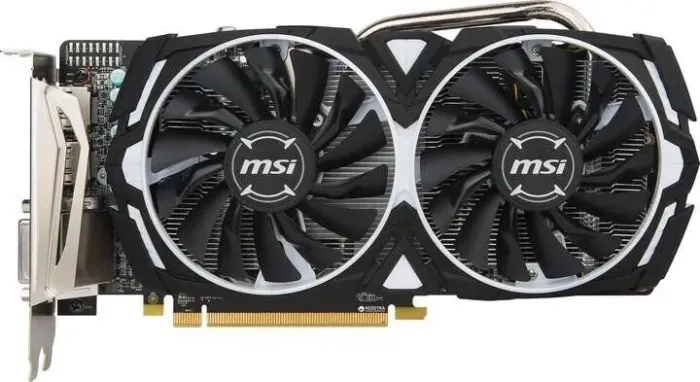 Дискретна відеокарта MSI Radeon RX 470 ARMOR 4G OC, 4 GB GDDR5, 256-bit / 1x HDMI, 3x DisplayPort, 1x DVI б/в - зображення 2