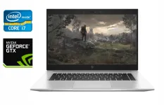 Ігровий ноутбук HP EliteBook 1050 G1 / 15.6" (1920x1080) IPS / Intel Core i7-8850H (6 (12) ядер по 2.6 - 4.3 GHz) / 16 GB DDR4 / 512 GB SSD / nVidia GeForce GTX 1050, 4 GB GDDR5, 128-bit / Fingerprint / WebCam / Windows 10 б/в