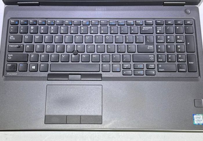 Мобільна робоча станція Б-клас Dell Precision 7540 / 15.6" (1920x1080) TN / Intel Core i9-9980HK (8 (16) ядер по 2.4 - 5.0 GHz) / 32 GB DDR4 / 256 GB SSD / nVidia Quadro RTX 3000, 6 GB GDDR6, 192-bit / WebCam / Win 11 Pro б/в - зображення 8