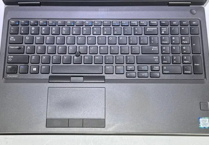 Мобільна робоча станція Б-клас Dell Precision 7540 / 15.6" (1920x1080) TN / Intel Core i9-9980HK (8 (16) ядер по 2.4 - 5.0 GHz) / 32 GB DDR4 / 256 GB SSD / nVidia Quadro RTX 3000, 6 GB GDDR6, 192-bit / WebCam / Win 11 Pro б/в - зображення 8