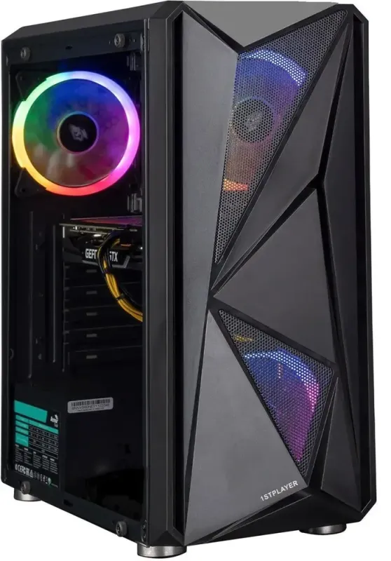 Ігровий ПК DTop i76 ARGB SSD Tower / Intel Core i5-4590 (4 ядра по 3.3 - 3.7 GHz) / 16 GB DDR3 / 480 GB SSD / nVidia GeForce GTX 1660, 6 GB GDDR5, 192-bit / 500W б/в - зображення 2