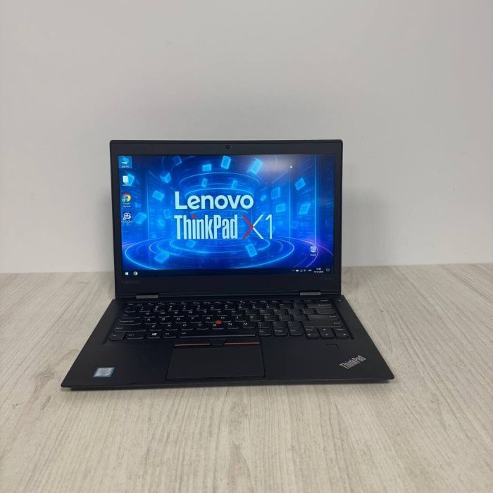 Ноутбук Б-клас Lenovo ThinkPad X1 Carbon Gen 4 / 14" (1920x1080) IPS / Intel Core i7-6600U (2 (4) ядра по 2.6 - 3.4 GHz) / 8 GB DDR4 / 256 GB SSD / Intel HD Graphics 520 / WebCam б/в - изображение 2
