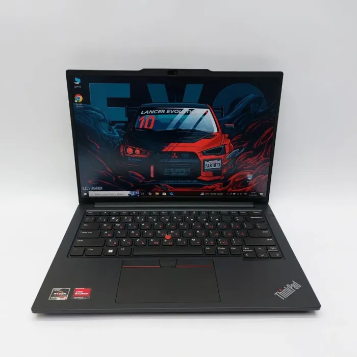 Ультрабук Lenovo ThinkPad E14 5 Gen / 14" (1920х1080) IPS / AMD Ryzen 5 7530U (6 (12) ядер по 2.0 - 4.5 GHz) / 16 GB DDR4 / 512 GB SSD / AMD Radeon RX Vega 7 / WebCam б/в - зображення 2