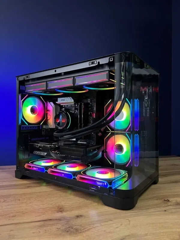 Збірка під замовлення: ігровий ПК GameMax Hype-M Black Tower / AMD Ryzen 7 7800X3D (8 (16) ядер по 4.2 - 5.0 GHz) / 32 GB DDR5 / 1000 GB SSD M.2 / nVidia GeForce RTX 5070, 12 GB GDDR7, 192-bit / 750W - зображення 2