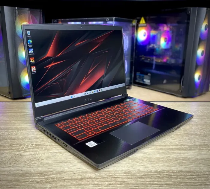 Ігровий ноутбук MSI GF65 Thin 10UE / 15.6" (1920x1080) IPS / Intel Core i7-10750H (6 (12) ядер по 2.6 - 5.0 GHz) / 16 GB DDR4 / 1000 GB SSD / nVidia GeForce RTX 3060, 6 GB GDDR6, 192-bit / WebCam б/в - зображення 3
