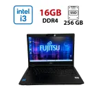 Ноутбук Fujitsu LifeBook E5411 / 14" (1920x1080) IPS / Intel Core i3-1115G4 (2 (4) ядра по 1.7 - 4.1 GHz) / 16 GB DDR4 / 256 GB SSD / Intel UHD Graphics / WebCam б/в