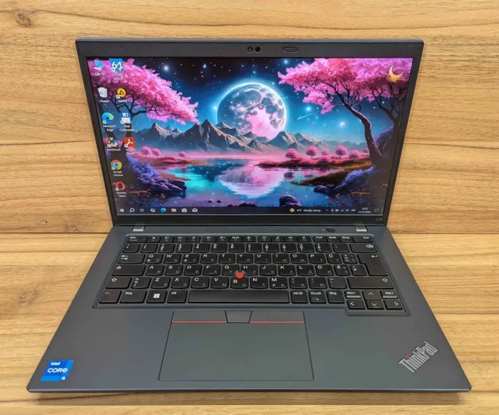 Ультрабук Lenovo ThinkPad L14 Gen 4 / 14" (1920x1080) IPS / Intel Core i5-1335U (10 (12) ядер по 3.4 - 4.6 GHz) / 16 GB DDR4 / 512 GB SSD / Intel Iris Xe Graphics / WebCam / Windows 10 б/в - зображення 2