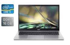 Ноутбук Acer Aspire 3 A315-59 / 15.6" (1920x1080) IPS / Intel Core i5-1235U (10 (12) ядер по 3.3 - 4.4 GHz) / 16 GB DDR4 / 256 GB SSD / Intel Iris Xe Graphics / WebCam / HDMI б/в