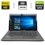 Ноутбук Б-клас Toshiba Qosmio X870-140 / 17.3" (1920x1080) TN / Intel Core i7-3630QM (4 (8) ядра по 2.4 - 3.4 GHz) / 16 GB DDR3 / 240 GB SSD / nVidia GeForce GTX 670M, 3 GB GDDR5, 192-bit / WebCam / DVD-ROM б/в