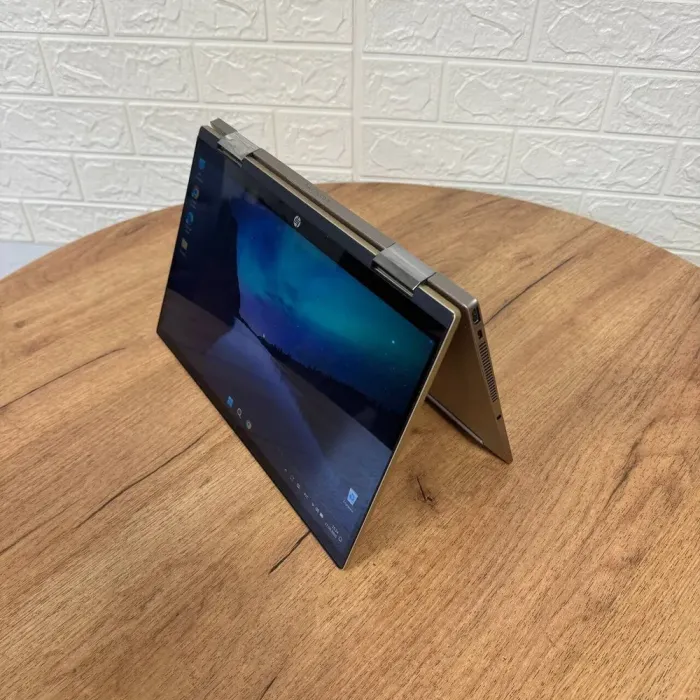 Ноутбук-трансформер Б-клас HP Pavilion x360 14m-dy1033dx Gold / 14" (1920x1080) IPS Touch / Intel Core i5-1155G7 (4 (8) ядра по 2.5 - 4.5 GHz) / 8 GB DDR4 / 512 GB SSD / Intel Iris Xe Graphics / WebCam б/в - зображення 7