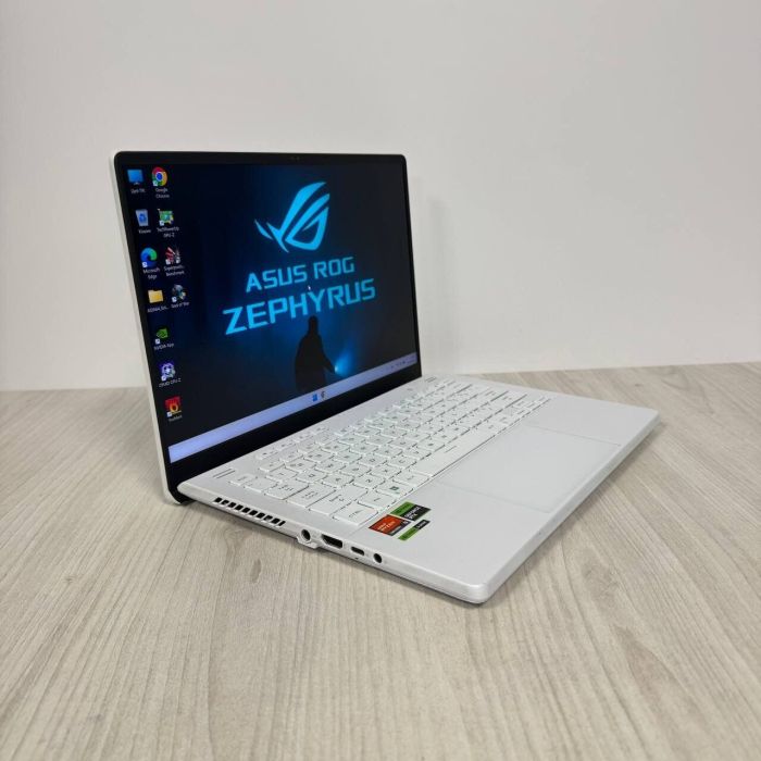 Ігровий ультрабук Asus ROG Zephyrus G14 GA402XY / 14" (2560x1600) IPS / AMD Ryzen 9 7940HS (8 (16) ядер по 4.0 - 5.2 GHz) / 32 GB DDR5 / 1000 GB SSD NVMe / nVidia GeForce RTX 4090, 16 GB GDDR6, 256-bit / WebCam б/в - зображення 4