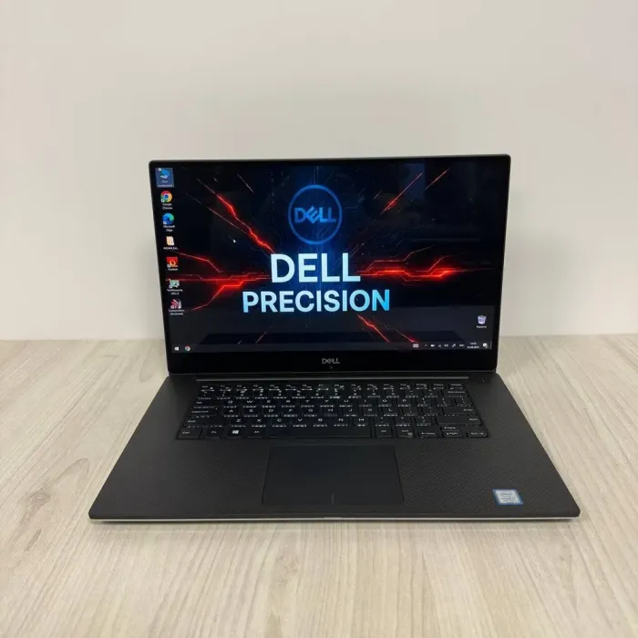 Мобільна робоча станція Б-класу Dell Precision 5530 / 15.6" (3840x2160) IPS Touch / Intel Core i7-8850H (6 (12) ядра по 2.6 - 4.3 GHz) / 16 GB DDR4 / 256 GB SSD NVMe / nVidia Quadro P1000, 4 GB GDDR5, 128-bit / WebCam б/в - зображення 2