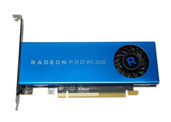 Дискретна відеокарта AMD Radeon Pro WX 2100, 2 GB GDDR5, 64-bit / 1x DisplayPort, 2x miniDP + Адаптер miniDP to DVI б/в - зображення 2