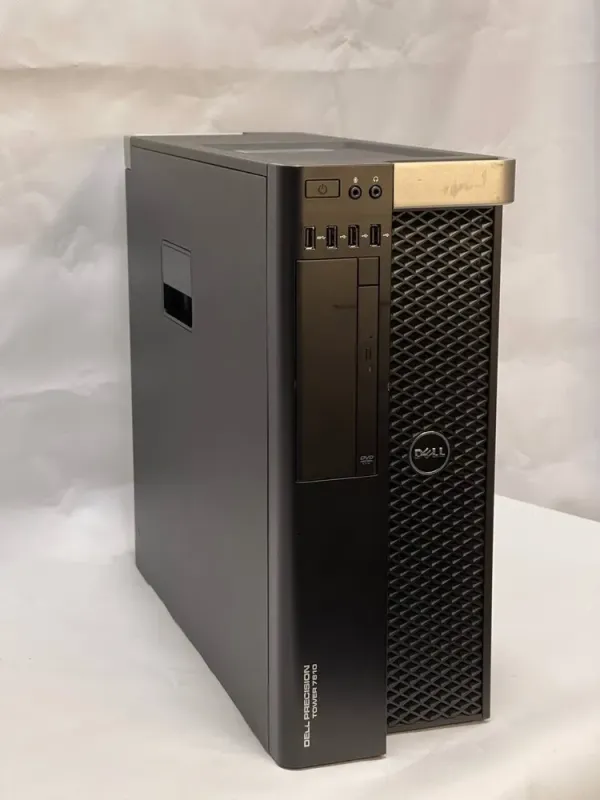 Робоча станція Dell Precision T7810 Tower / 2x Intel Xeon E5-2623 v3 (4 (8) ядра по 3.0 - 3.5 GHz) / 64 GB DDR4 / 500 GB SSD + 1000 GB HDD / nVidia Quadro K4200, 4 GB GDDR5, 256-bit / 825W / DVD-ROM б/в - зображення 4