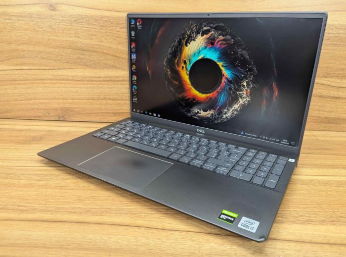 Ігровий ноутбук Б-класу Dell Vostro 7500 / 15.6" (1920x1080) IPS / Intel Core i7-10750H (6 (12) ядер по 2.6 - 5.0 GHz) / 16 GB DDR4 / 512 GB SSD / nVidia GeForce GTX 1650 Ti, 4 GB GDDR6, 128-bit / WebCam / Fingerprint / Windows 10 б/в - зображення 6