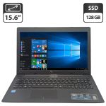 Ноутбук Asus X553M / 15.6" (1366x768) TN / Intel Celeron N2840 (2 ядра по 2.16 - 2.58 GHz) / 8 GB DDR3 / 128 GB SSD / Intel HD Graphics / WebCam / DVD-ROM б/в