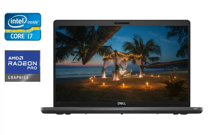 Мобільна робоча станція Dell Precision 3540 / 15.6" (1920x1080) IPS / Intel Core i7-8565U (4 (8) ядра по 1.8 - 4.6 GHz) / 16 GB DDR4 / 512 GB SSD / AMD Radeon Pro WX 2100, 2 GB GDDR5, 64-bit / WebCam / TouchID б/в - зображення 1