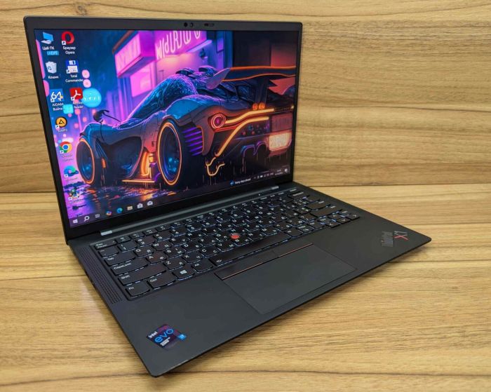 Ультрабук Lenovo ThinkPad X1 Carbon Gen9 / 14" (1920x1080) IPS / Intel Core i7-1165G7 (4 (8) ядра по 2.8 - 4.7 GHz) / 16 GB DDR4 / 480 GB SSD / Intel Iris Xe Graphics / WebCam / Windows 10 б/в - зображення 4