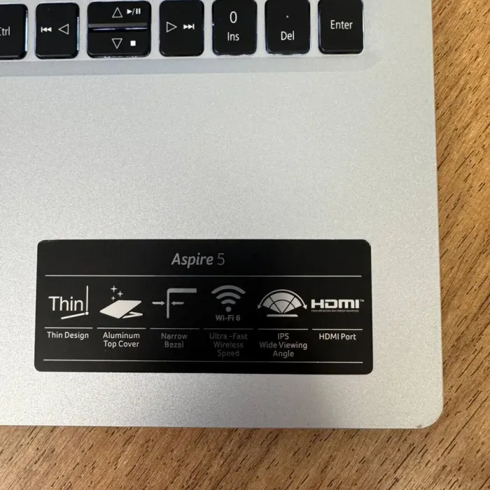 Ноутбук Б-клас Acer Aspire 5 A515-55 / 15.6" (1920x1080) IPS / Intel Core i5-1035G1 (4 (8) ядра по 1.0 - 3.6 GHz) / 16 GB DDR4 / 512 GB SSD / Intel UHD Graphics / WebCam б/в - зображення 9