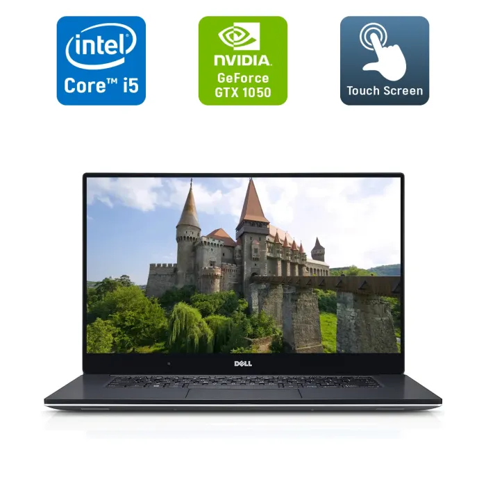 Ігровий ноутбук Б-класу Dell XPS 15 9560 / 15.6" (3840x2160) IPS Touch / Intel Core i5-7300HQ (4 ядра по 2,5 - 3,5 ГГц) / 16 ГБ DDR4 / 512 ГБ SSD / nVidia Geforce GTX 1050, 4 ГБ GDDR5, 128-bit / HDMI / TouchID б/в - зображення 1
