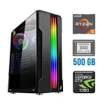 Ігровий ПК Tower / AMD Ryzen 5 3600 (6 (12) ядер по 3.6 - 4.2 GHz) NEW / 16 GB DDR4 NEW / 500 GB SSD NEW / nVidia GeForce GTX 1060, 6 GB GDDR5, 192-bit  б/в