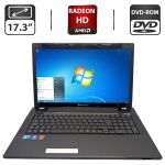 Ноутбук Packard Bell Easynote LM85 / 17.3" (1600x900) TN / Intel Core i3-370M (2 (4) ядра по 2.4 GHz) / 6 GB DDR3 / 500 GB HDD / AMD Radeon HD 5650, 1 GB GDDR3, 128-bit / WebCam / DVD-ROM б/в