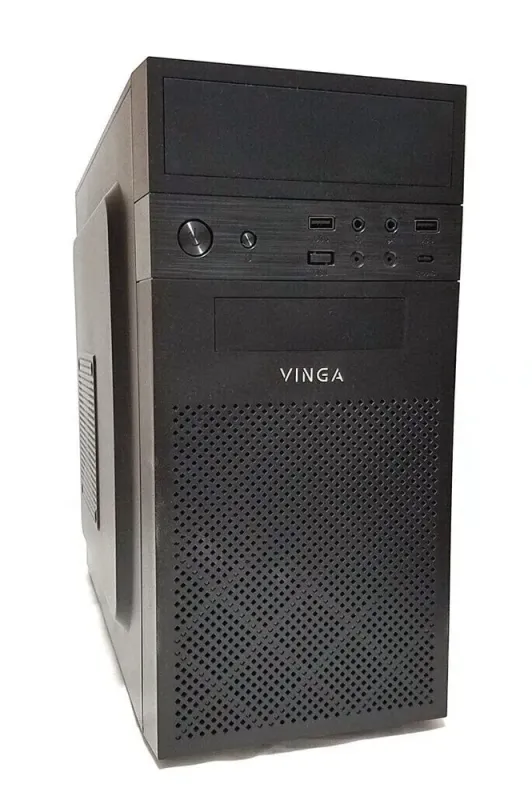 Ігровий ПК Vinga CS112B Tower / Intel Xeon E3-1240 v3 (4 (8) ядра по 3.4 - 3.8 GHz) / 32 GB DDR3 / 256 GB SSD / AMD Radeon RX 460, 2 GB GDDR5, 128-bit б/в - зображення 2