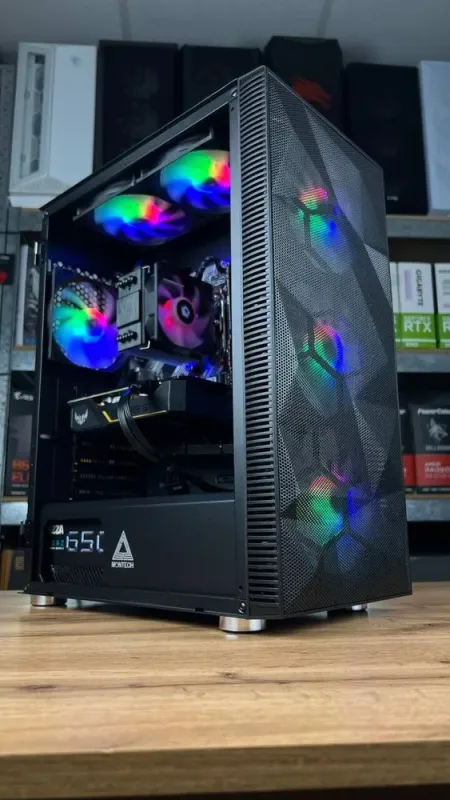 Збірка під замовлення: ігровий ПК Montech X3 Tower / AMD Ryzen 5 3600 (6 (12) ядер по 3.6 - 4.2 GHz) / 16 GB DDR4 / 1000 GB SSD M.2 / nVidia GeForce GTX 1660 Ti, 6 GB GDDR6, 192-bit / 650W / HDMI б/в - зображення 8