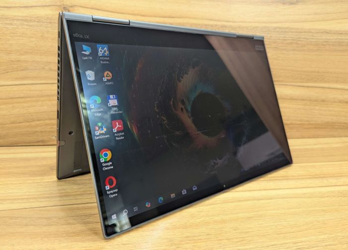 Ноутбук-трансформер Lenovo ThinkPad X1 Yoga Gen 5 / 14" (1920x1080) IPS Touch / Intel Core i5-10210U (4 (8) ядра по 1.6 - 4.2 GHz) / 16 GB DDR4 / 256 GB SSD / Intel UHD Graphics / WebCam / TouchID / Windows 10 б/в - зображення 7