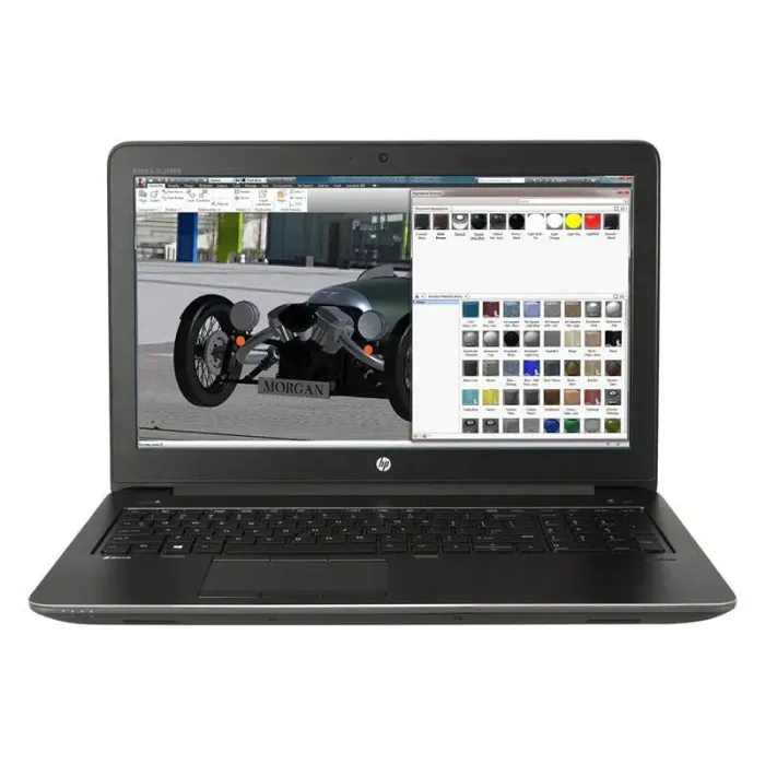 Мобільна робоча станція HP Zbook 15 G4 / 15.6" (1920x1080) IPS / Intel Core i7-7700HQ (4 (8) ядра по 2.8 - 3.8 GHz) / 16 GB DDR4 / 512 GB SSD / nVidia Quadro M2200, 4 GB GDDR5, 128-bit / WebCam / 4G б/в - зображення 2