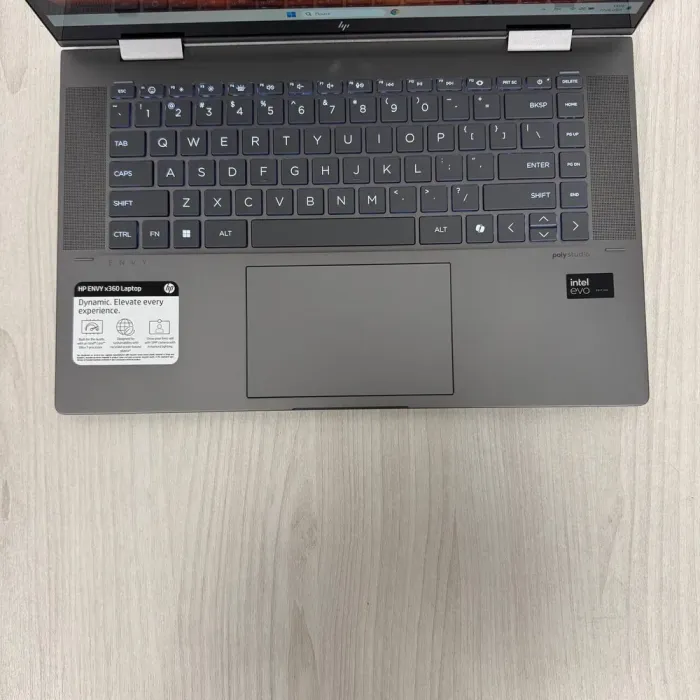 Ультрабук-трансформер HP Envy x360 15-fe1073cl / 15.6" (1920x1080) IPS Touch / Intel Core Ultra 7 155U (12 (14) ядер по 1.7 - 4.8 GHz) / 32 GB DDR5 / 1000 GB SSD NVMe / Intel Graphics / WebCam б/в - зображення 9