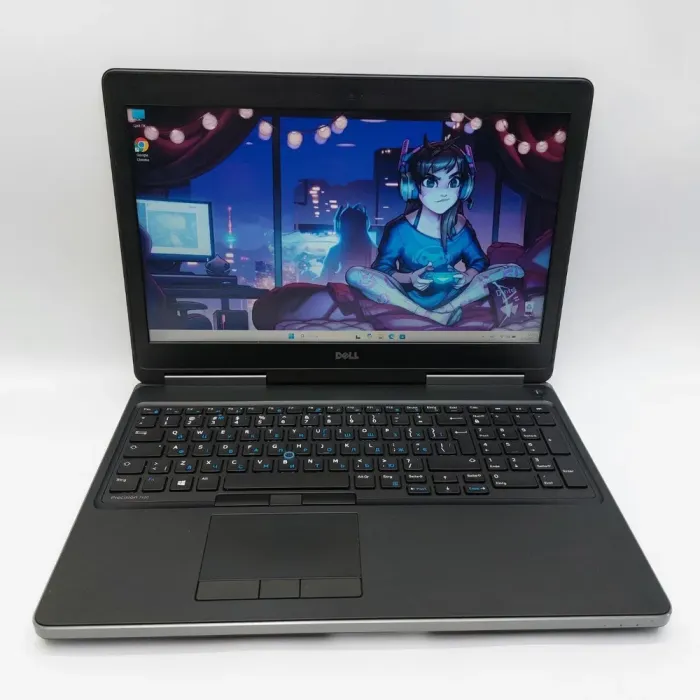 Мобільна робоча станція Dell Precision 7520 / 15.6" (1920x1080) TN / Intel Core i7-6820HQ (4 (8) ядра по 2.7 - 3.6 GHz) / 32 GB DDR4 / 512 GB SSD M.2 / AMD Radeon R9 M375X, 2 ГБ GDDR5, 128-біт / WebCam б/в - зображення 3