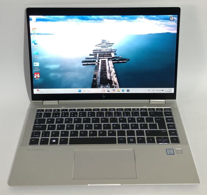 Ультрабук-трансформер HP EliteBook x360 1040 G5 / 14" (1920x1080) IPS Touch / Intel Core i7-8550U (4 (8) ядра по 1.8 - 4.0 GHz) / 16 GB DDR4 / 512 GB SSD / Intel UHD Graphics 620 / WebCam / Win 11 Pro б/в - зображення 2