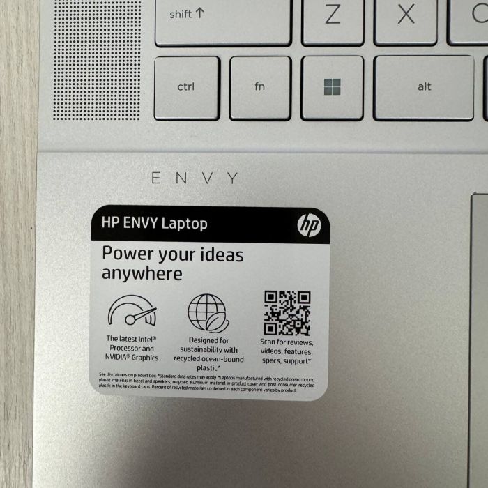 Ігровий ультрабук Б-класу HP Envy 16-h1001nr / 16" (2560x1600) IPS Touch / Intel Core i9-13900H (14 (20) ядер по 2,6 - 5,4 ГГц) / 32 ГБ DDR5 / 1000 ГБ SSD NVMe / nVidia GeForce RTX 4060, 8 ГБ GDDR6, 128-bit / WebCam б/в - зображення 8