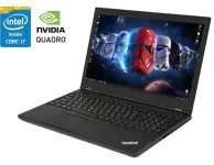 Робоча станція Lenovo ThinkPad P50 / 15.6" IPS /Core i7-6820HQ (4(8) ядра по 2.7-3.6GHz) / 16GB DDR4 / 256GB SSD / Quadro M1000M, 2GB/ WebCam /Win 10 Pro б/у