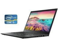 Ультрабук Lenovo ThinkPad T470 / 14" (1920x1080) IPS Touch / Intel Core i5-6300U (2 (4) ядра 2.4 - 3.0 GHz) / 8 GB DDR4 / 128 GB SSD / Intel HD Graphics 520 / WebCam б/в