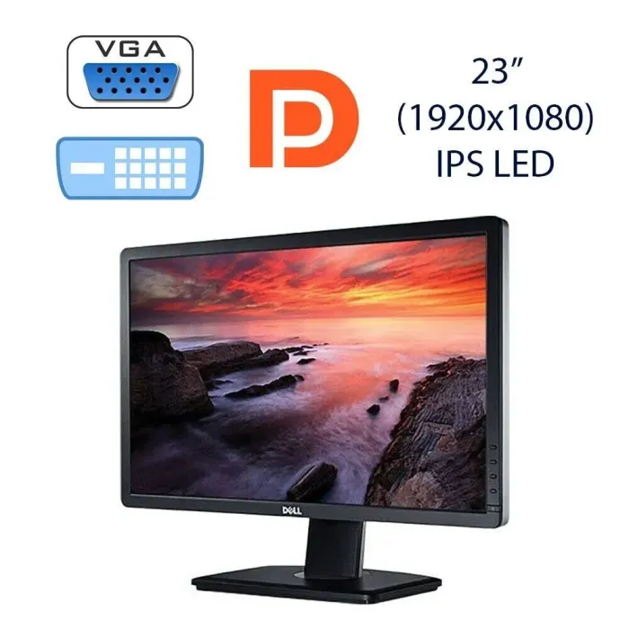 Монітор Dell UltraSharp U2312HM / 23" (1920x1080) IPS / VGA, DVI, DisplayPort, USB б/в - зображення 1