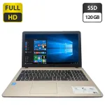 Ноутбук Asus R540L / 15.6" (1920x1080) TN / Intel Core i3-5005U (2 (4) ядра по 2.0 GHz) / 8 GB DDR3 / 120 GB SSD / Intel HD Graphics 5500 / WebCam / DVD-ROM б/в